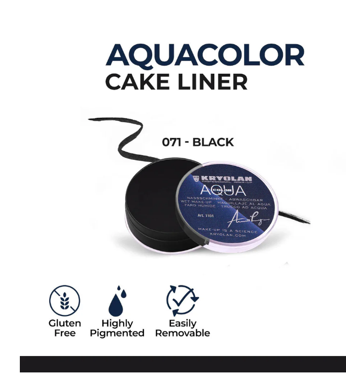 Black Aqua Colour Liner