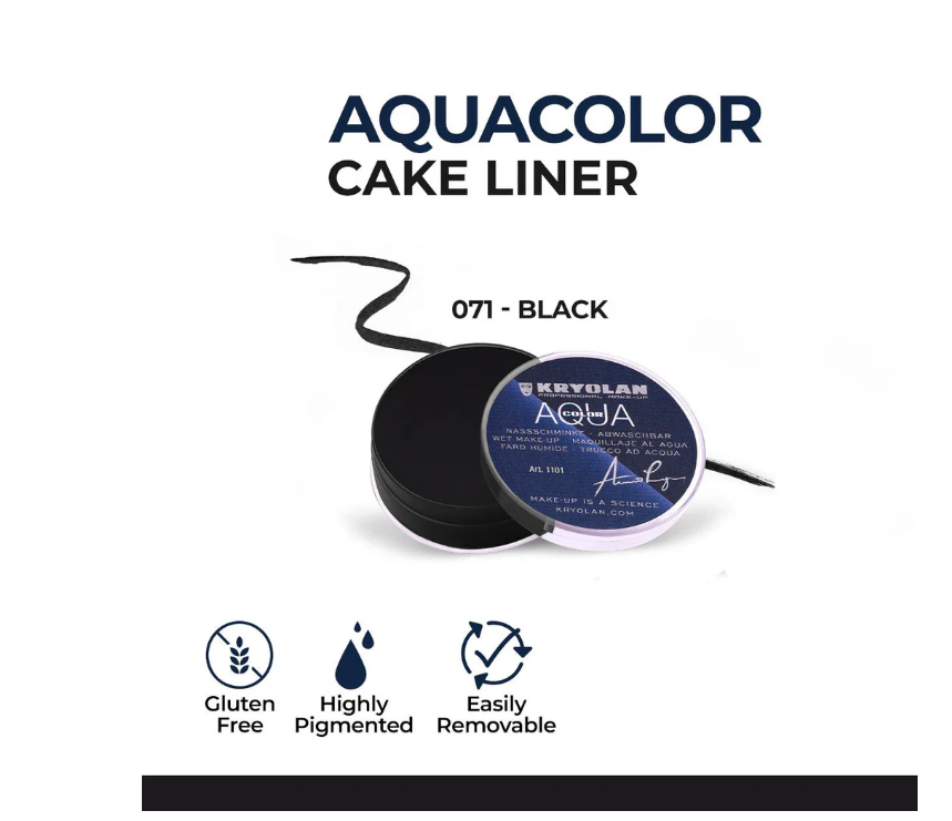 Black Aqua Colour Liner